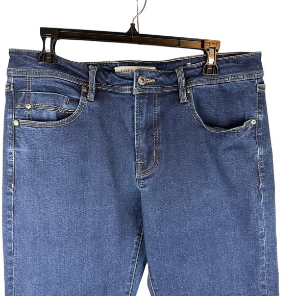 Liverpool Eco Friendly Blue Jeans Size 34W - Picture 3 of 9
